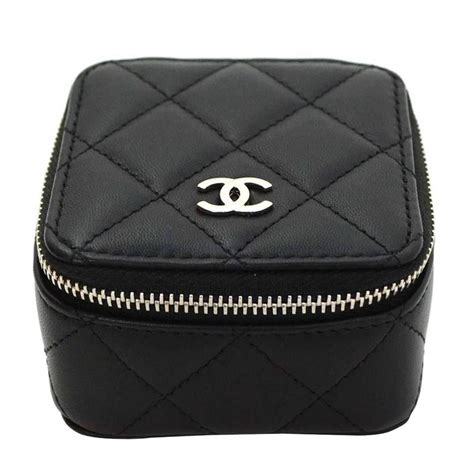 chanel quilted jewelry box